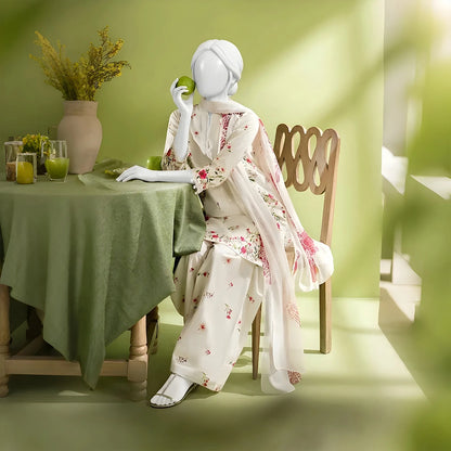 Rania-Floral Print-3 Piece Set