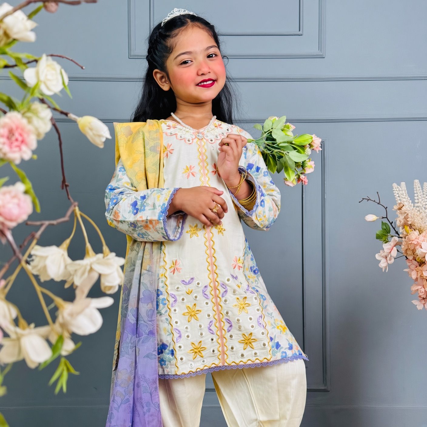 Rimsha-Embroidery-3 Piece Kids Set