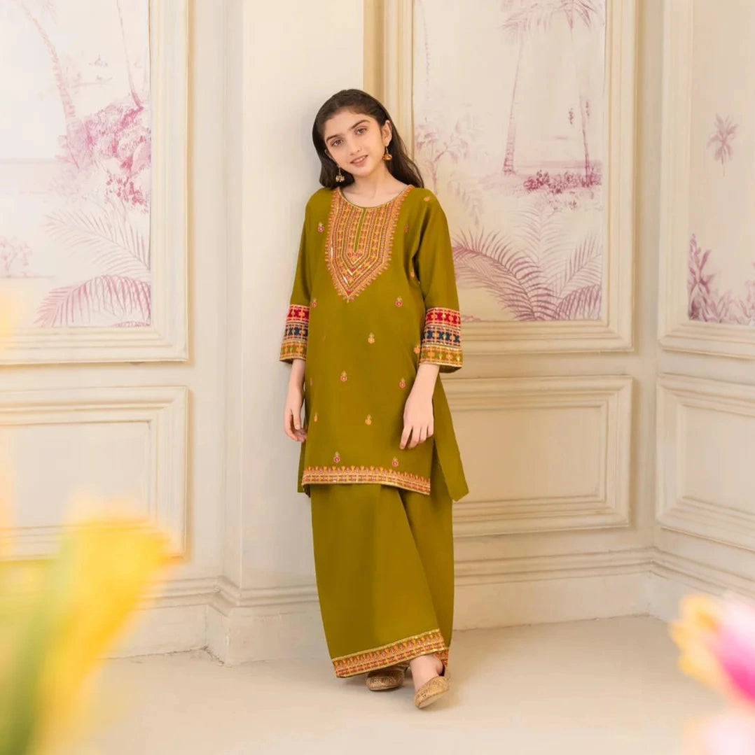 Ruposhi - Sequins Embroidered Kids Suit