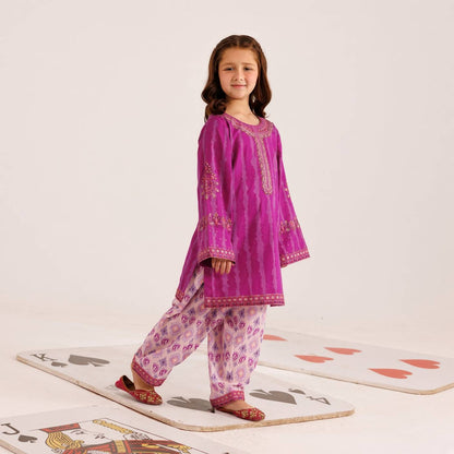 Rushna-Embroidered-3 Piece Kids Set