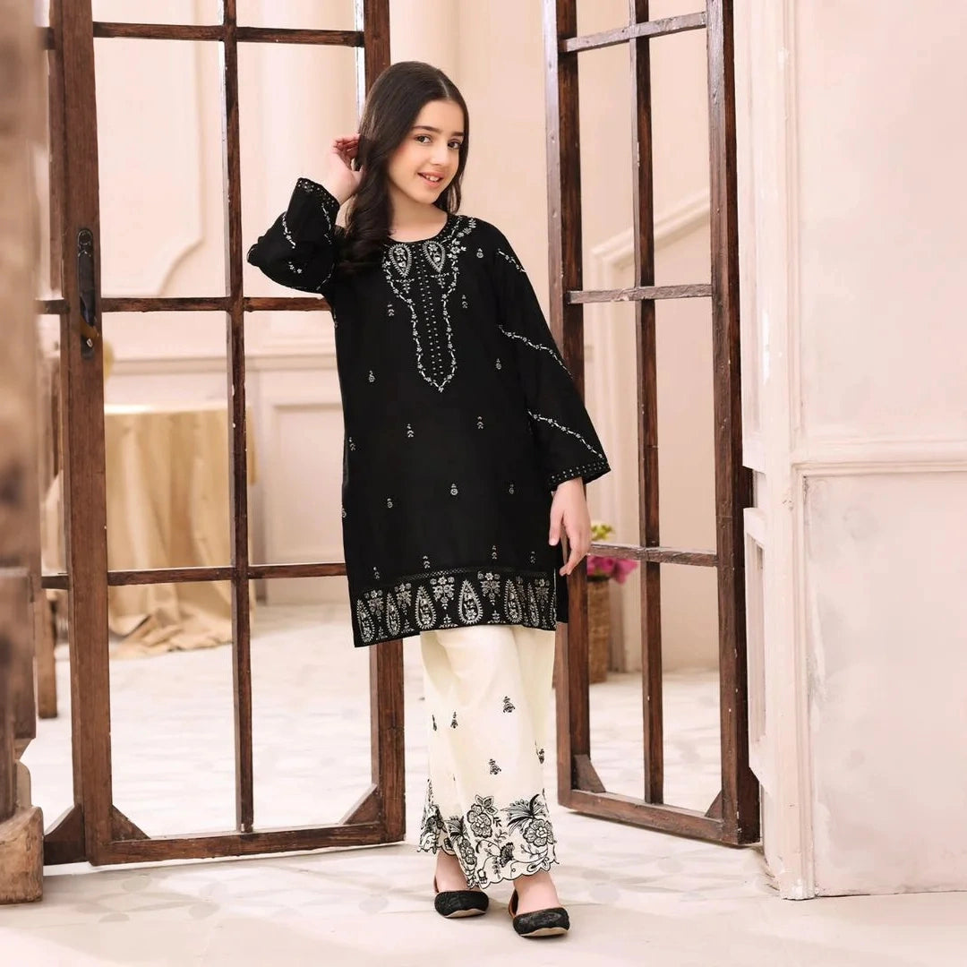 Sahar-Embroidered-2 Piece Kids Set