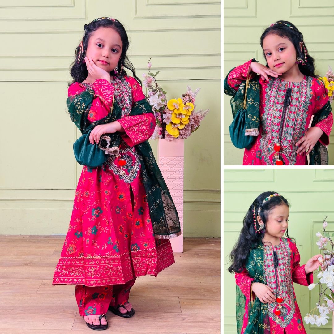 Sezal-Floral Print-4 Piece Set