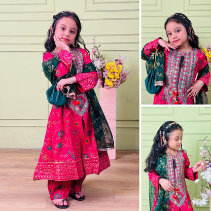 Sezal-Floral Print-4 Piece Set