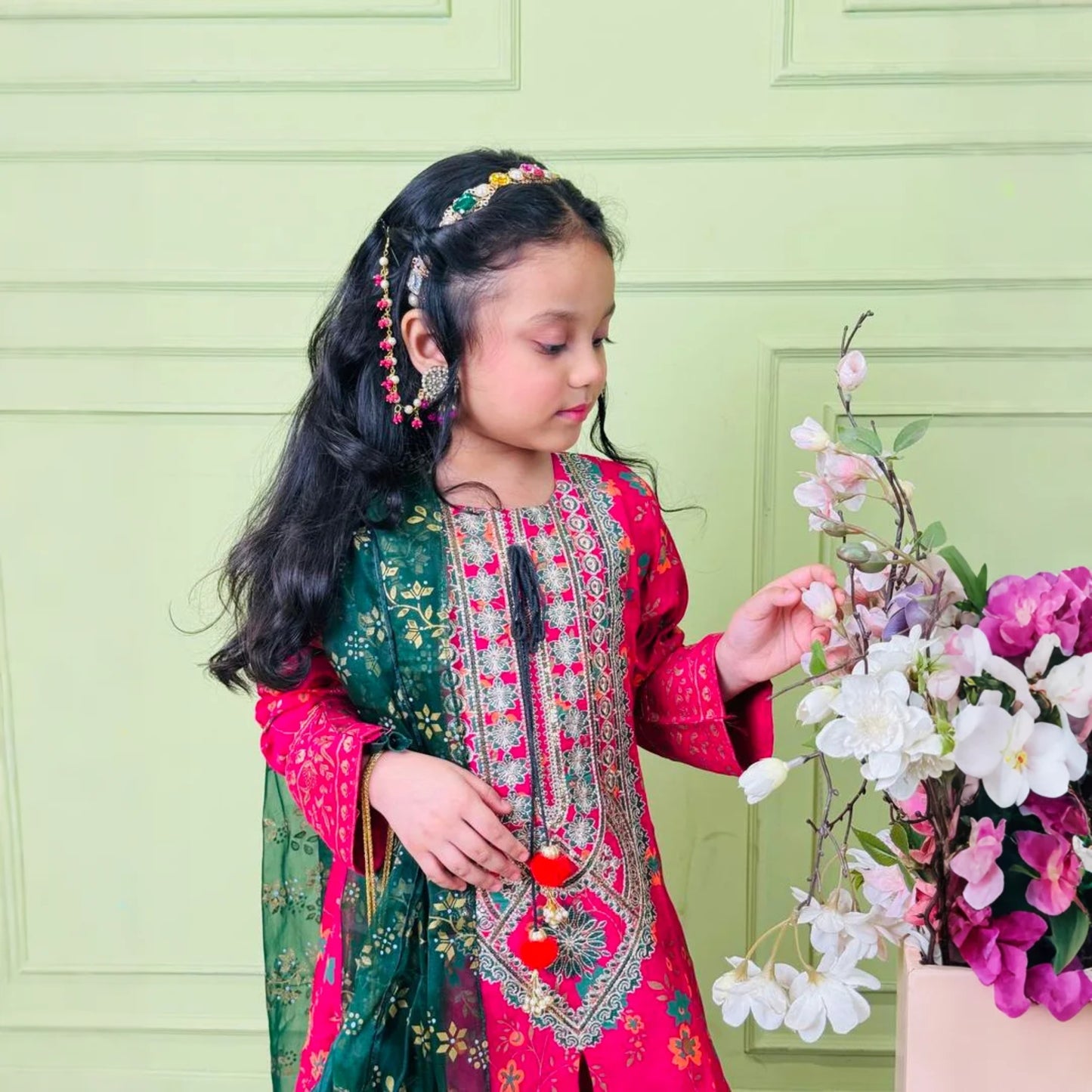 Sezal-Floral Print-4 Piece Set