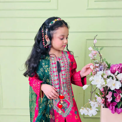 Sezal-Floral Print-4 Piece Set