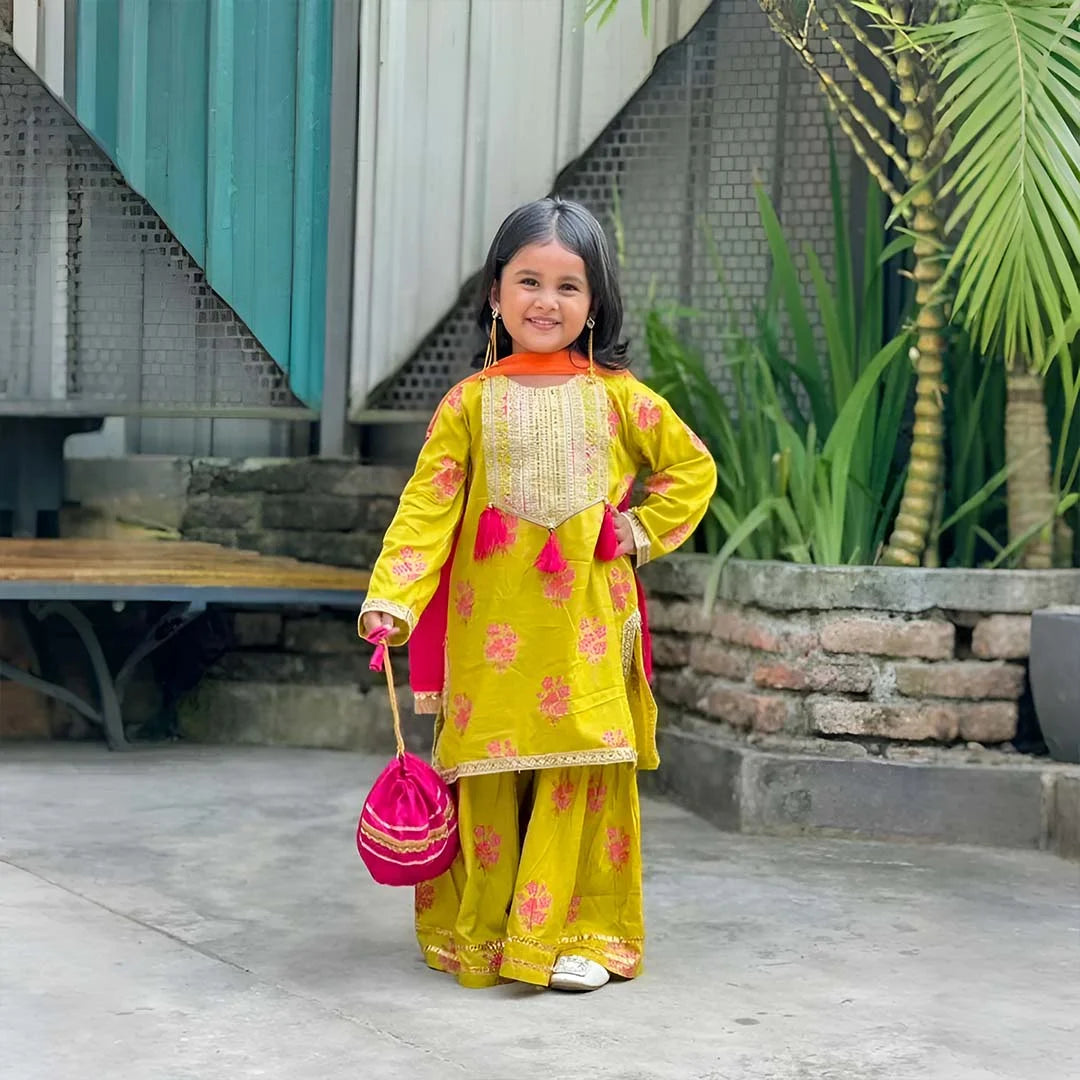 Sofia-Embroidered-4 Piece Kids Set