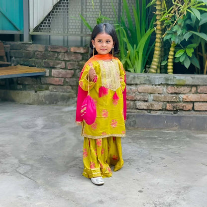 Sofia-Embroidered-4 Piece Kids Set