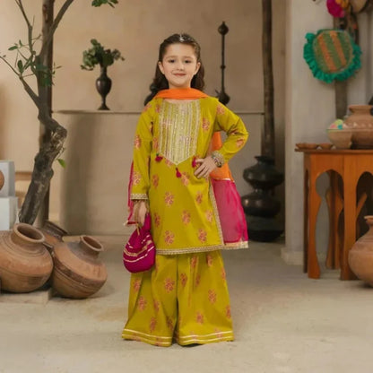Sofia-Embroidered-4 Piece Kids Set