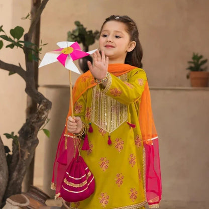 Sofia-Embroidered-4 Piece Kids Set