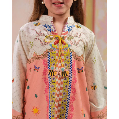Surovi-Floral Print-2 Piece Kids Set