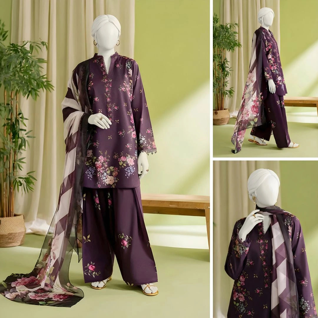 Tisha-Floral Print-3 Piece Set