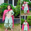 Tooba-Embroidered-4 Piece Kids Set
