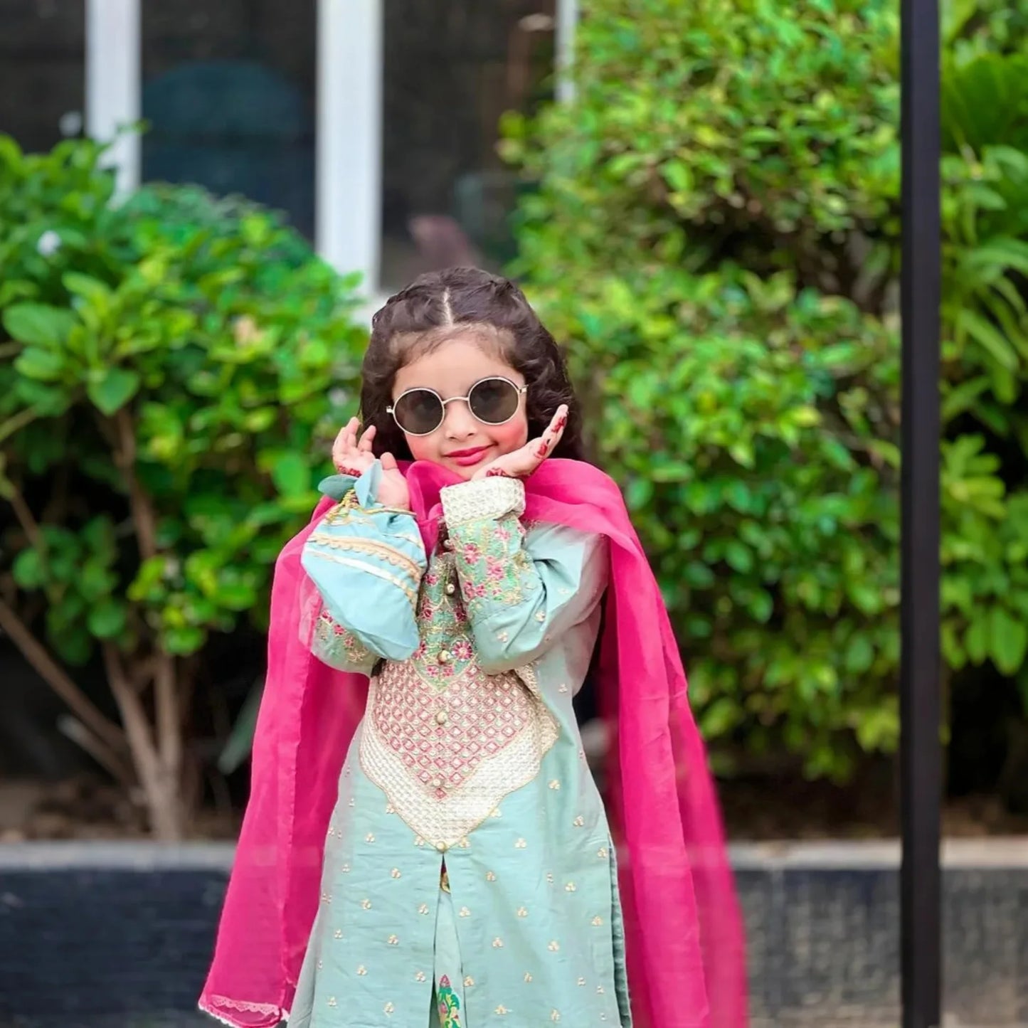Tooba-Embroidered-4 Piece Kids Set