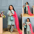 Tooba-Embroidered-4 Piece Kids Set