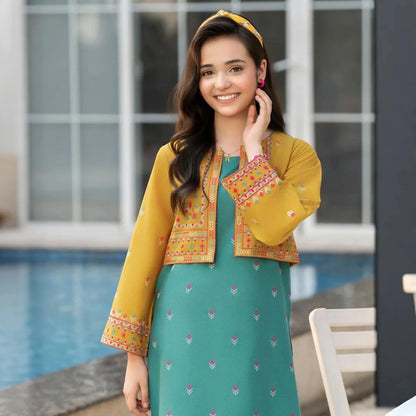Zafira-Embroidered-3 Piece Kids Set