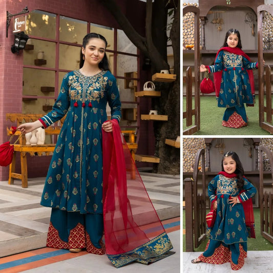 Zareen-Floral Print-4 Piece Set