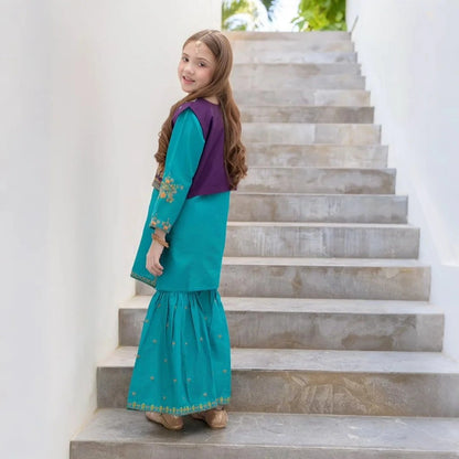 Zivah-Gharara-3 Piece kids Set