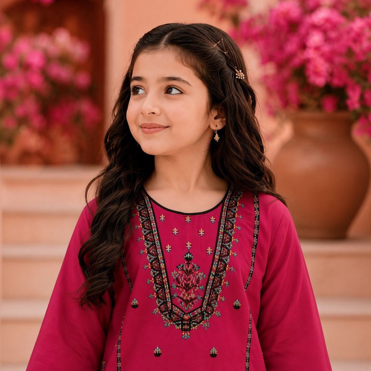 Zunaira-Gharara-2 Piece Kids Set