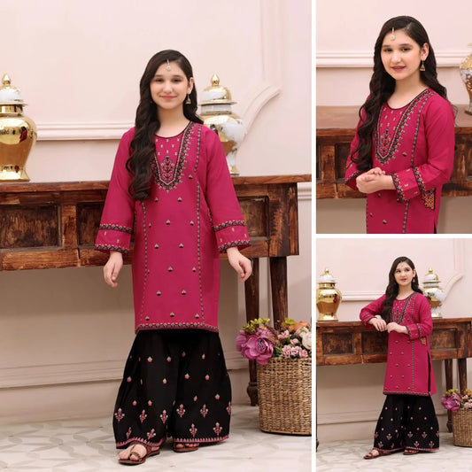 Zunaira-Gharara-2 Piece Kids Set