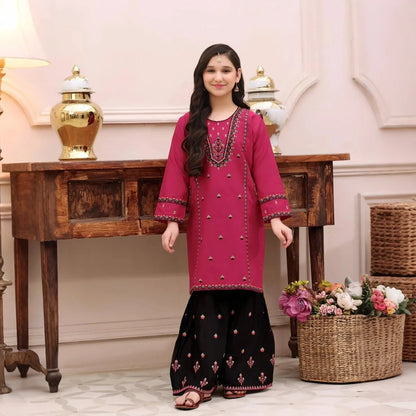 Zunaira-Gharara-2 Piece Kids Set