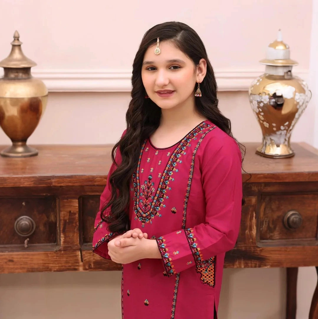 Zunaira-Gharara-2 Piece Kids Set