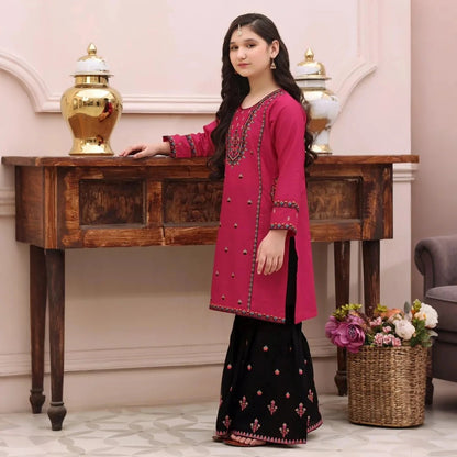Zunaira-Gharara-2 Piece Kids Set