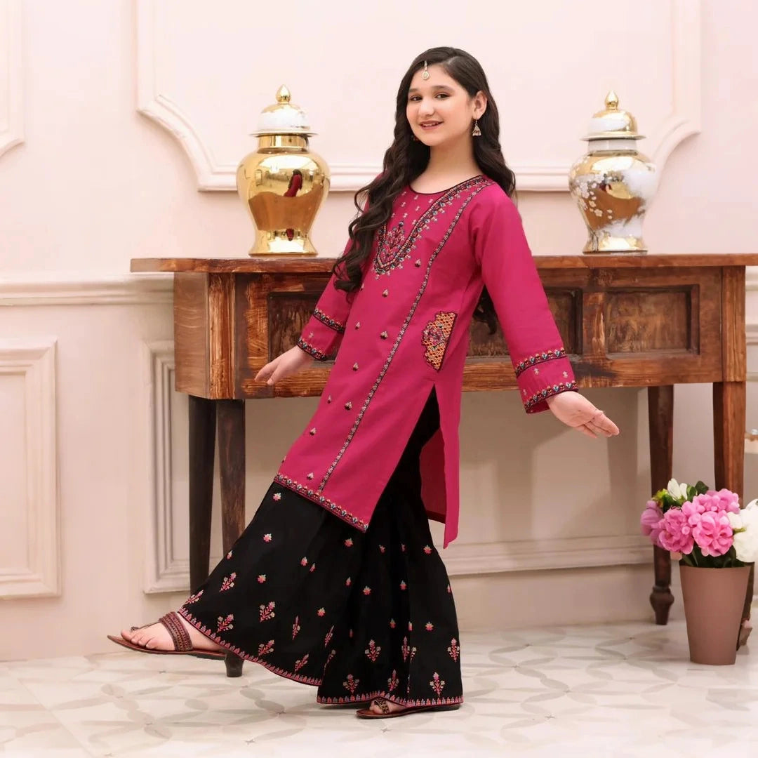 Zunaira-Gharara-2 Piece Kids Set