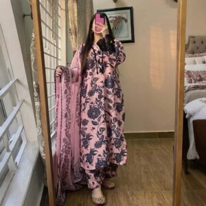 Sunara- Floral Print Cotton Suit Set